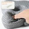 Memory Foam Side Sleeping Leg Pillow Ergonomic Fixed Elastic Band Orthopedic Pillow Breathable Pressure Relief Leg Support