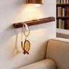 Porta occhiali in noce contemporaneo | Ornamento da scrivania compatto per soggiorno, camera da letto, ufficio - Regalo ideale per la casa - Supporto robusto
