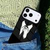 Man Suit Shirt Tie soft mobile phone case Compatible with IPhone 17 16 15 14 13 12 11Pro Max 17 Air cover