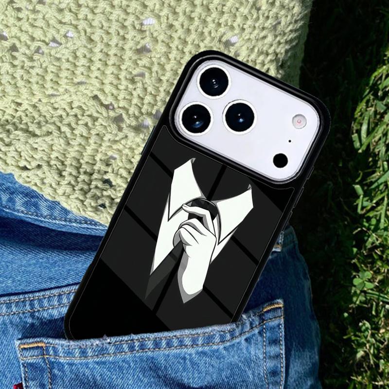 Man Suit Shirt Tie soft mobile phone case Compatible with IPhone 17 16 15 14 13 12 11Pro Max 17 Air cover