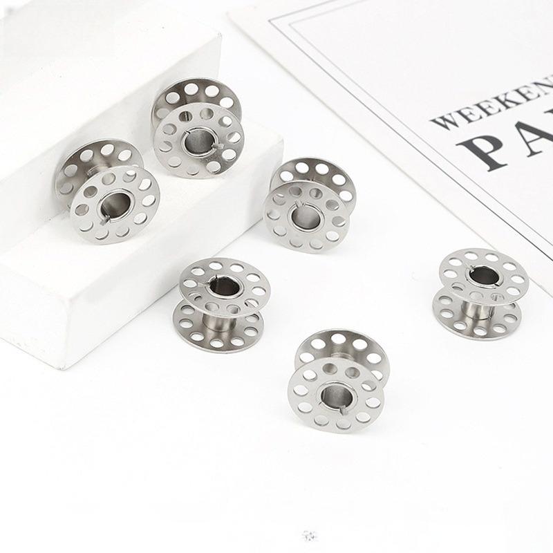 10pcs Sewing Machine Metal Bobbins Replacement Bobbins for Craft Sewing for Brother for Janome for Singer Machines