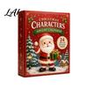 Christmas Stocking Stuffers 2026 Characters Advent Calendar 24-Day Countdown Food Theme Ornament Set Holiday Fun Accessories 2D Acrylic Hanging