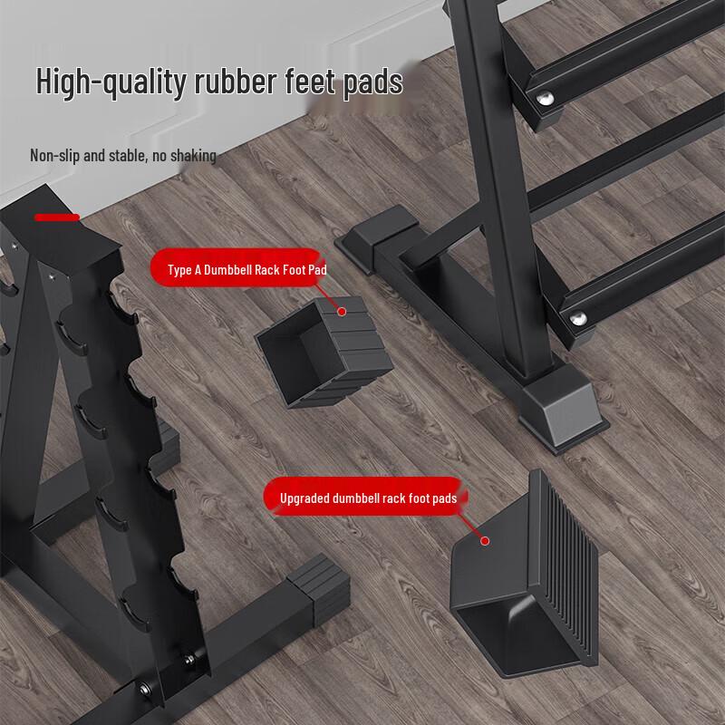 Huaya Coated Steel Multi-Tier Dumbbell Storage Rack