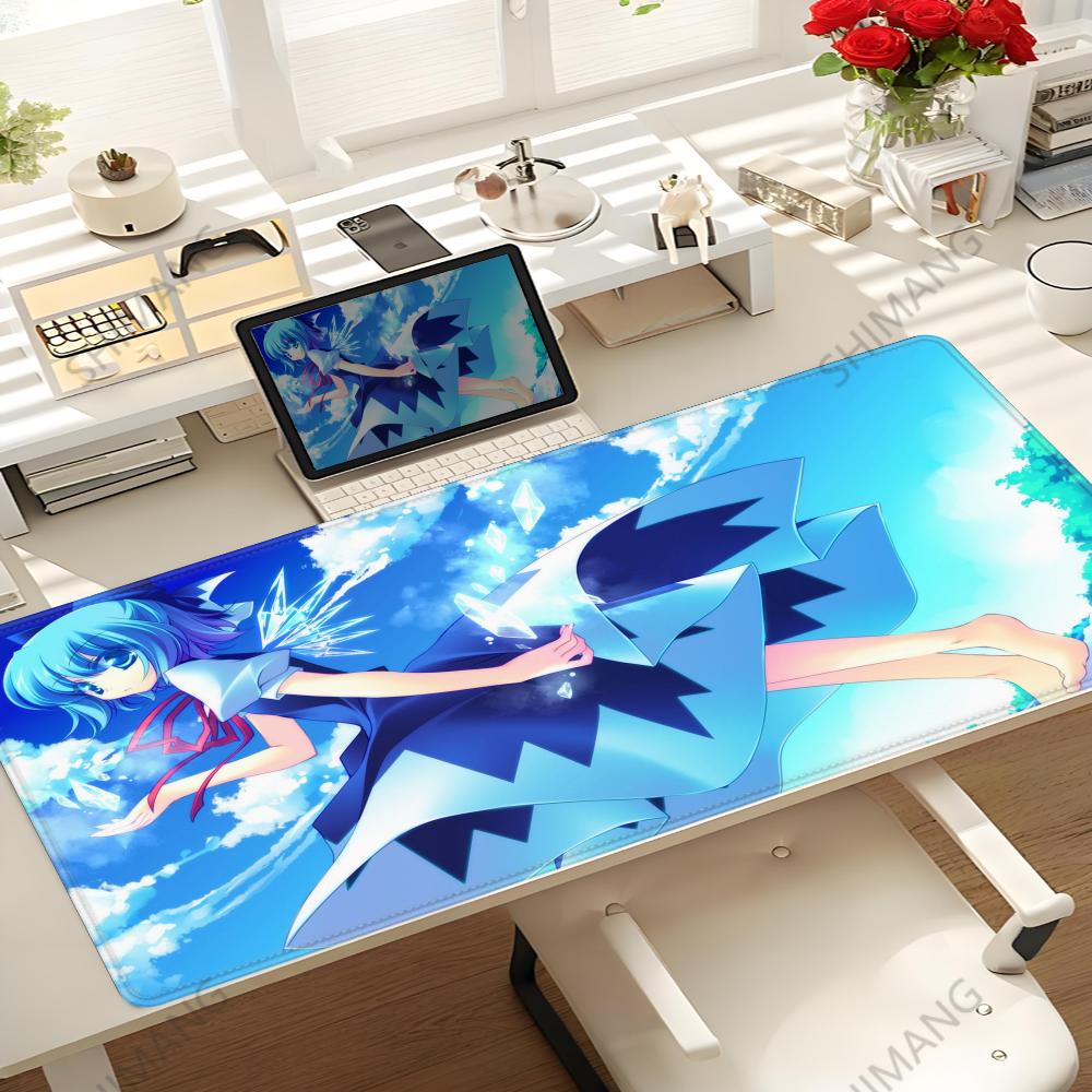 Touhou Project Cirno Mouse Pad Hot Anime Taro Sakamoto Days XXL Large Gaming Nonslip Office Keyboard Mats Desk Mat