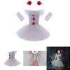 Set Vestito da Principessa in Misto Fibra Chimica per Costumi Cosplay