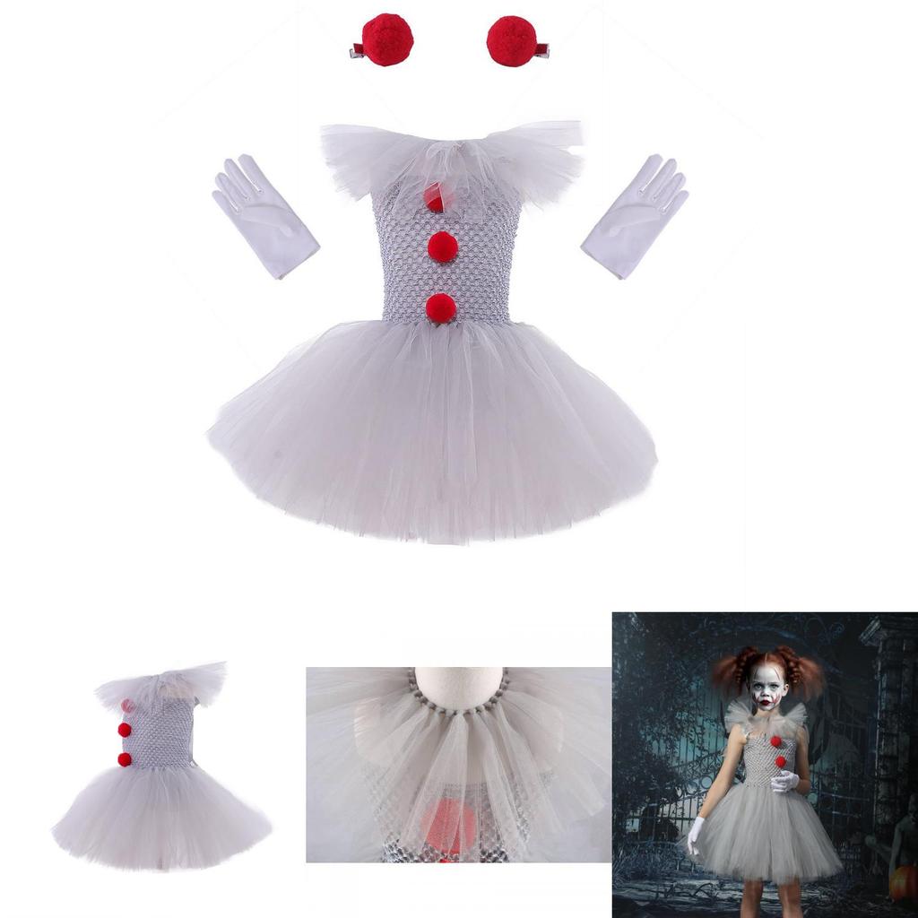 Set Vestito da Principessa in Misto Fibra Chimica per Costumi Cosplay