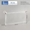 Transparent Waterproof A4 3D File Bag with Zipper – Thickened, Large Capacity Document Storage Bag
