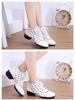 Women's Modern Ballroom Mid-Calf Dance Boots - Soft Sole, Mid-Heel.
