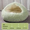 Universal Cat House & Bed: All-Season Enclosed Pet Bed for Cats & Dogs, Cozy Winter Warmth