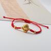 Chinese Style Lucky Red Rope New Year Fortune Bracelet Cute Snake Year Bracelet  Women