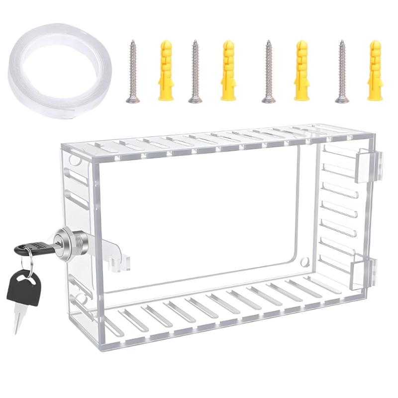 Universelle Thermostatschutzabdeckung Schweres Modell Manipulationssicherer Verriegelungsmechanismus Für Zuhause Büro Schule Präzise Temperaturregelung