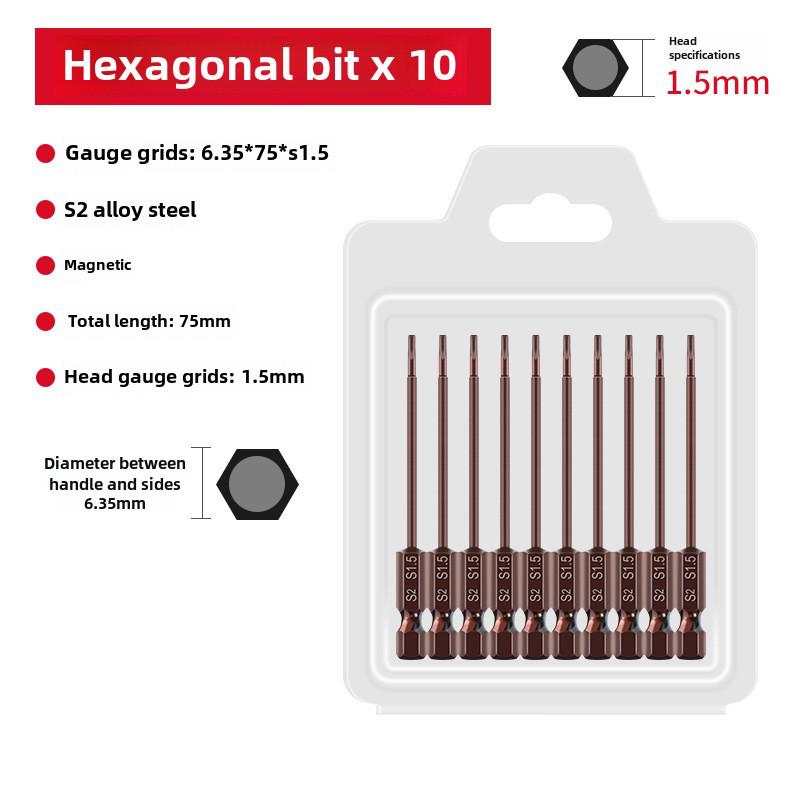 Sada elektrických šroubovacích bitů Qingwei S2 Strong s magnetickou šestihrannou rukojetí