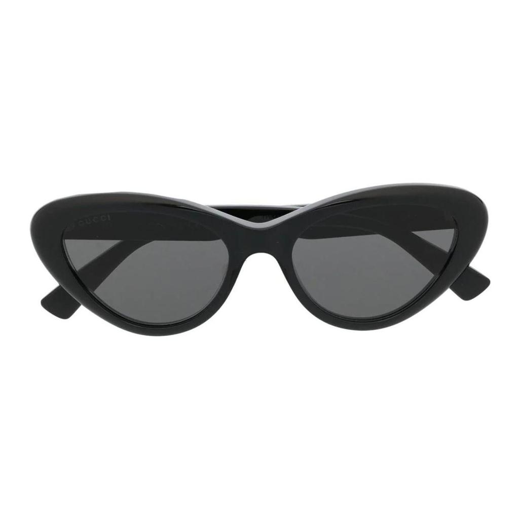 Gucci Side Logo Cat Eye Sunglasses Women sunglasses Black GG1170S001
