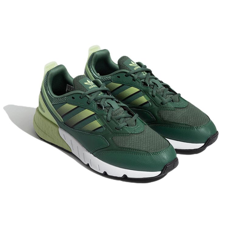 Adidas Originals ZX 1K Boost 2.0 Casual Running Shoes Unisex Sneakers Green GW6797