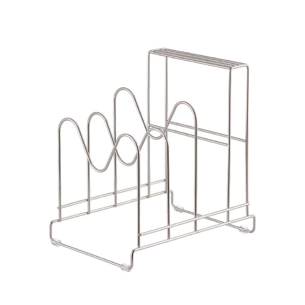 Stainless Steel Cutting Board Holder Multi-functional Kitchen Storage Rack  Kitchen Supplies