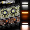 Universal 7.3 Inch 54W Dual Colors Combo Led Work Light Car Off Road Drl Fog Light