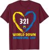 World Down Syndrome Day Arrows 321 Awareness Unisex T-Shirt