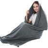 Fleece Sleeping Bag Suitable For All Seasons Envelope-Type Portable Travel Camping And Nap Sleeping Bag For Adults