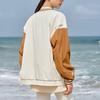 Anta Lifestyle Series Letter Splicing Single-Breasted Long Sleeve Baseball Jacket Women jackets Stone-White 162338608-1