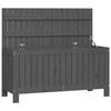 VidaXL Boîte de rangement de jardin Gris 108x42,5x54 cm Bois de pin 823831