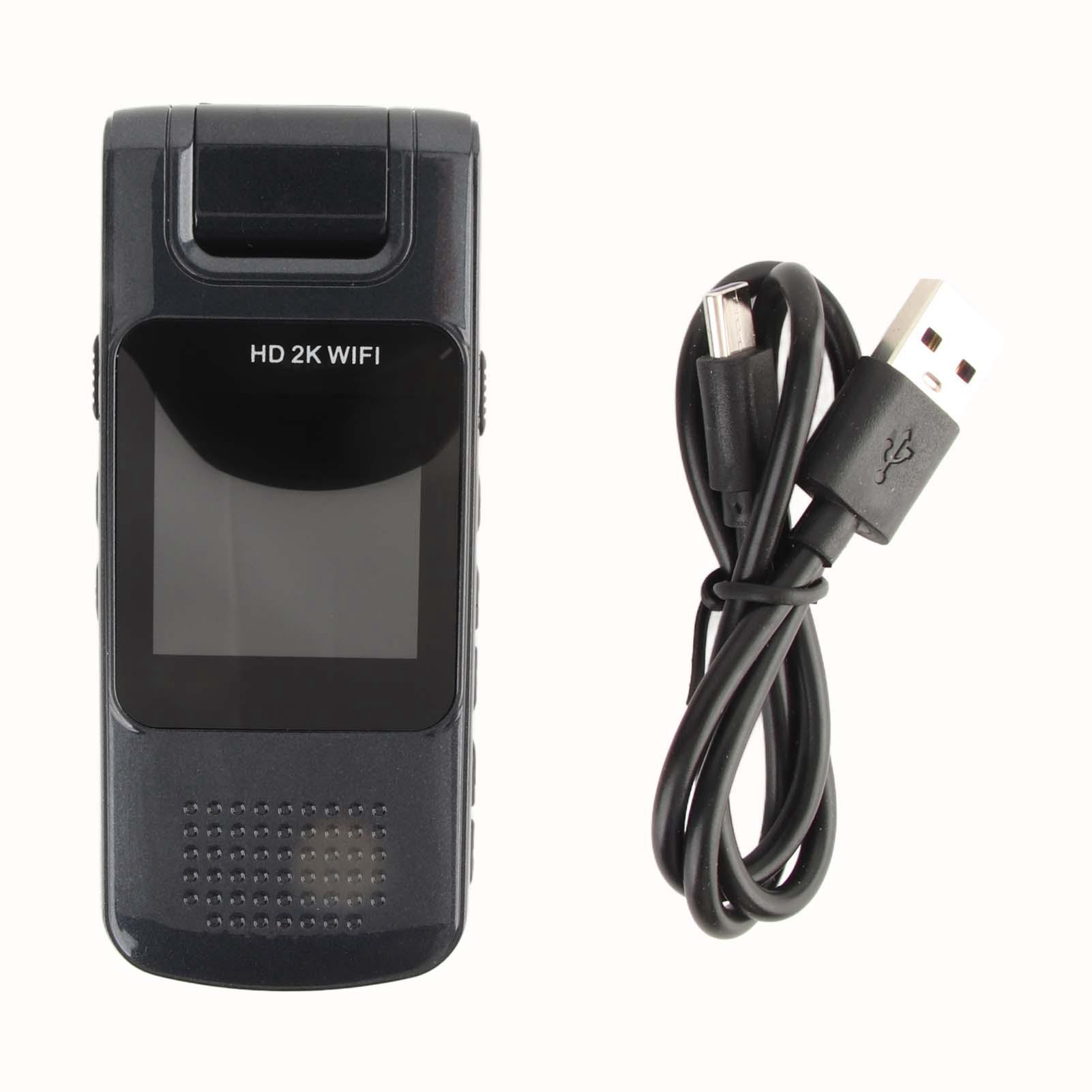 

3MP HD Body Worn Camera Anti Shake Back Clip Magnetic WIFI Sports Camera 180 Degree Rotating Lens