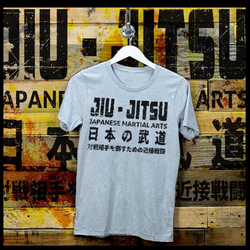 

Warrior T-Shirt Fitness Tokyo Japan Jiu Jitsu Martial Arts Cross Fit training S
