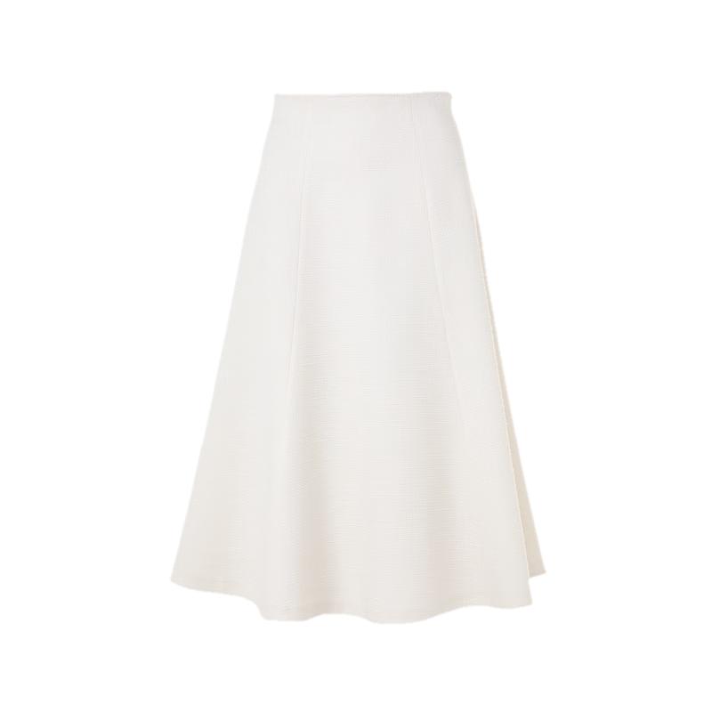

Langzi Lantingxu New Chinese Style High-Waist Textured Mermaid Midi Skirt M