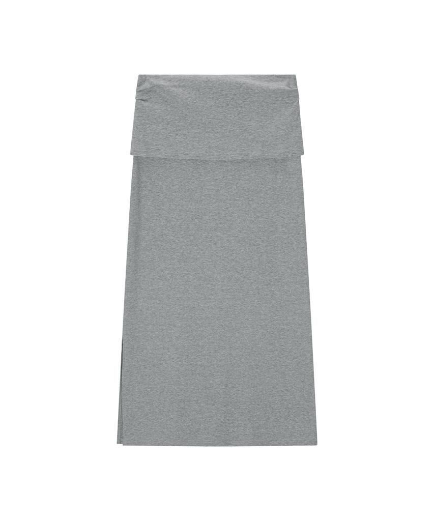 Aejeuon Dewy Long Skirt / Gray