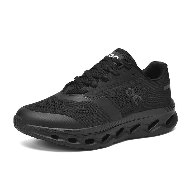 2026 Luftpolster Laufschuhe Jogging Marathon Herren Sport Atmungsaktiv Leicht Damen Bequem Rutschfest Freizeit Sneaker 44 schwarz