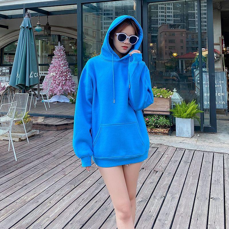 S---5XL shoulder sleeves European and American autumn new oversized shoulder sleeves women s clothing hooded and velvet 5XL озеро синий 2200₽