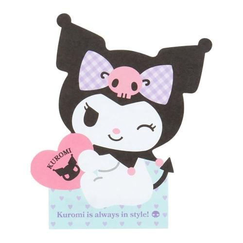 Sanrio (SANRIO) Sanrio Kuromi Character Shaped Memo Kuromi-chan Kuromi 12.7 X 10.8 X 0.9cm Character SANRIO 462161