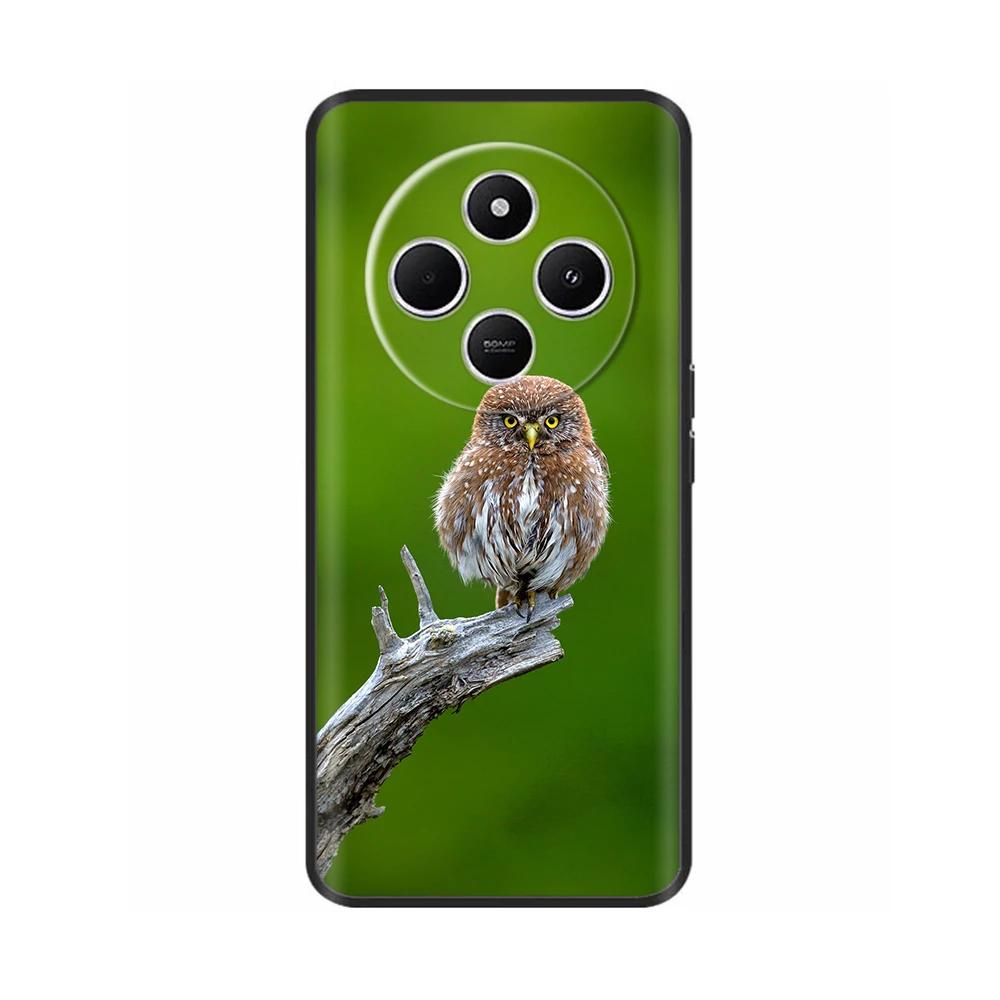 Shockproof Funda For Xiaomi Redmi A4 5G Case 6.88" Soft TPU Silicone Phone Cover For RedmiA4 2024 A 4 Capas Printed Heart Flower