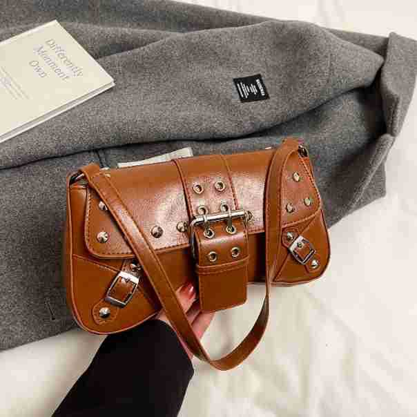 Temperament Commuter Ladies Shoulder Bag Design Locomotive Bag Spice Girls