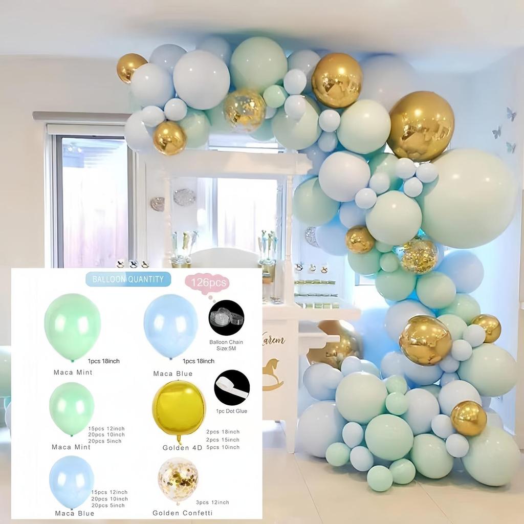 Ballonkettenset für Geburtstags-, Hochzeits- und Veranstaltungsdekorationen