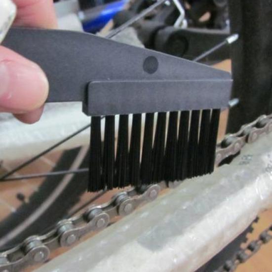 2Pcs/Set Bicycle Chain Brush Wide Range Use High Hardness Premium Wear-resistant Bicycle Roulette Brush for Road Bike