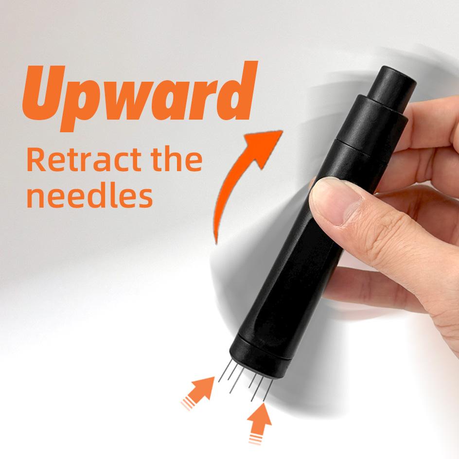 Flick Espresso WDT Tool Retractable WDT Tool for Espresso Coffee Telescoping Distribution Tool 6 Needles Portable Coffee Stirrer