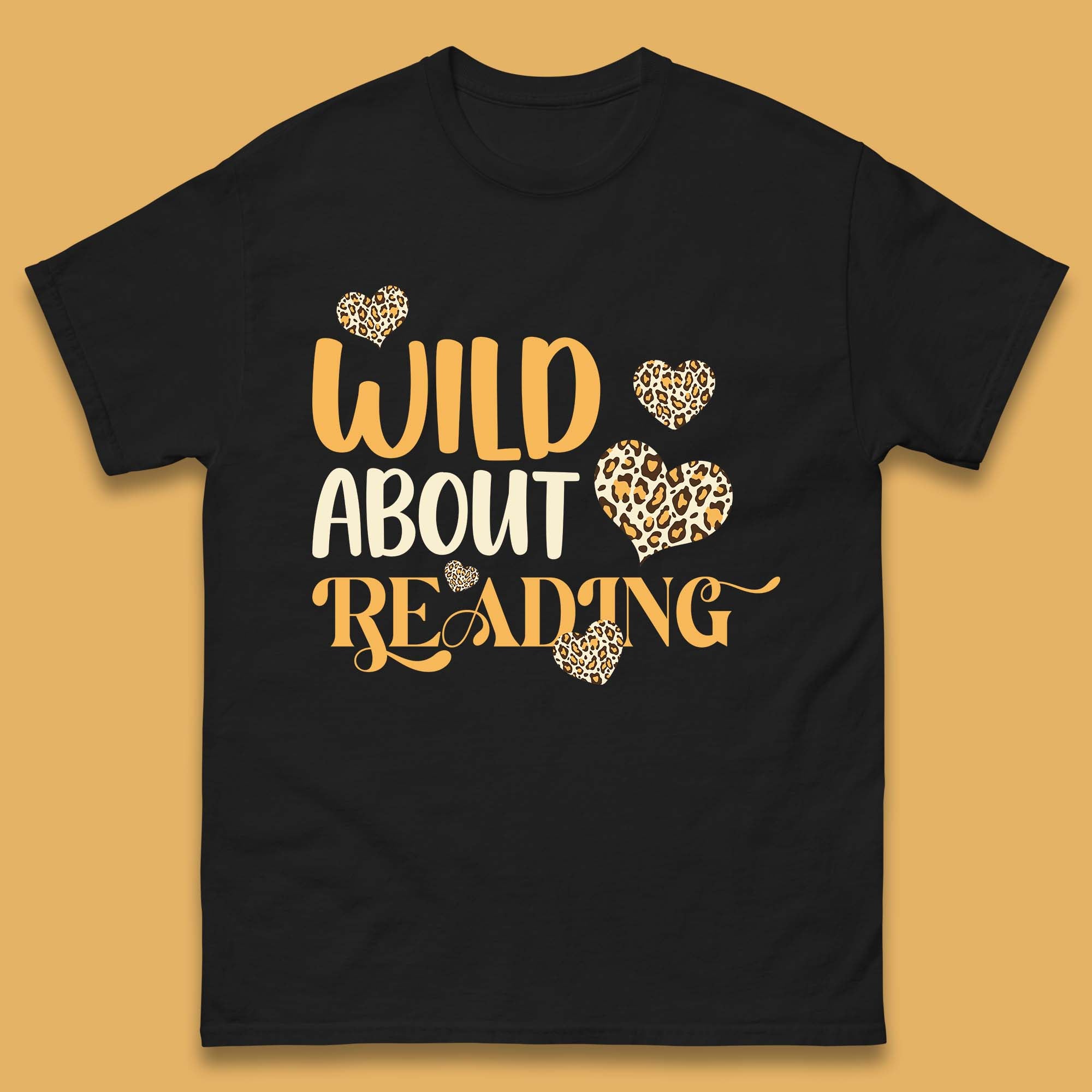 Wild About Reading T-Shirt Womens Tops Tees 4XL
