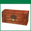 Boîte de rangement vintage en bois avec couvercle pour l'organisation et la décoration de la maison