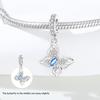 PANPOKI Copper Metal Rotating Butterfly Insect Bead Components Authentic Original Pendant Bead Components Bracelet High Quality Fine Jewelry Charm