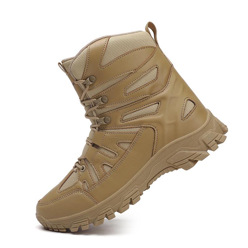 Men's Large Combat and Hiking High-Top Boots