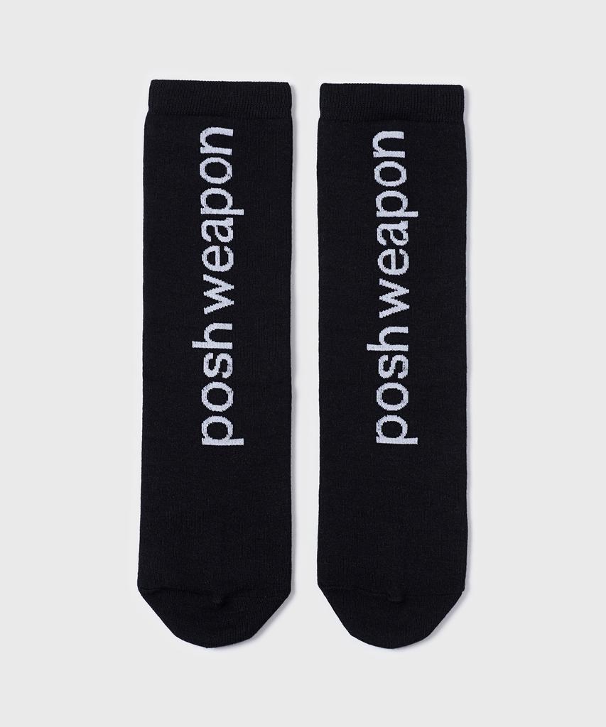 Yunse Hatch Logo Socks (Black)