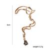 Geometric Vintage Y2K Irregular Earrings Snake Ear Hook Women Clip  Earrings Korean Style Jewelry