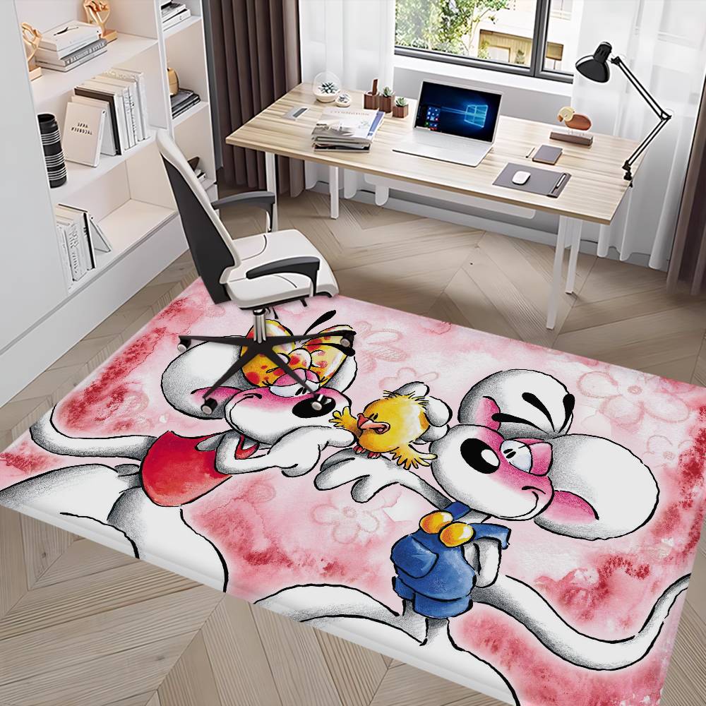 Popular Character D Diddl Cut Bathroom Mat Non Slip Laundry Room Mat Laundry Decor Balcony Child Living Room Toilet Rug