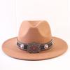 Popular European and American Classic Simple Flat-brimmed Top Hat Men's and Women's Fashionable and Elegant Versatile Jazz Hat Top Hat