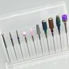 30Pcs Nail Drill Bits Sets Ceramic Nail Drills for Acrylic Nails Professional Manicurists Diamond Carbide Nail Drill Bit