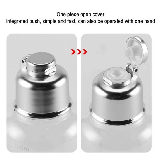 1/2/4Pcs 100ML Clear Fishing Storage Bottle with Scale Transparent Refillable PET with Empty Sealed Vial Liquid Container Fishing Accessories