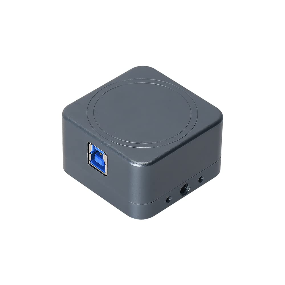 HAYEAR 8MP Senzor 4K USB Průmyslová Kamera Digitální Okulár Mikroskopu a Šedá 1/1.8" (Černá k dispozici) (Šedá)