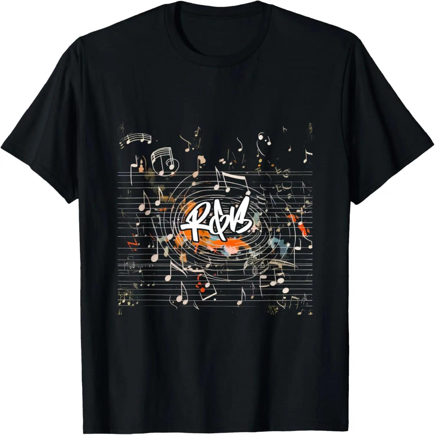 R&B Music _ R&B Lover _ Vinyl Oldschool Graffiti _ 90s R&B T-Shirt XXXXL