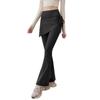 Spring 2025 Fashion Yoga Skirt Pants: Flared Fitness Trousers for Running & Sports