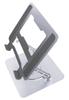 Mbacen Aluminum Alloy Laptop Stand with Height and Angle Foldable Tablet Heat Fits up to Silver 360° Rotation, Adjustment, Stand, Dissipation, 17.3"